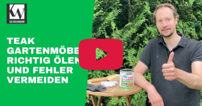 Praktische Videos zum Thema Teak Gartenmöbel