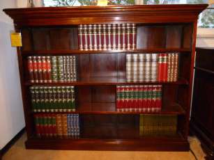 Bücherrondell Bücherregal im englischen Stil aus Mahagoni drehbar 9856 