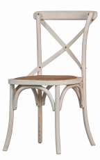 Stuhl im thonet-Stil antikweiß 
